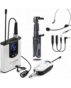 Alvoxcon UHF Wireless Mic System (1 Reciever)